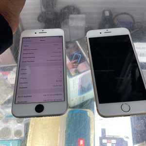 Two iPhones apple 6s and 8se